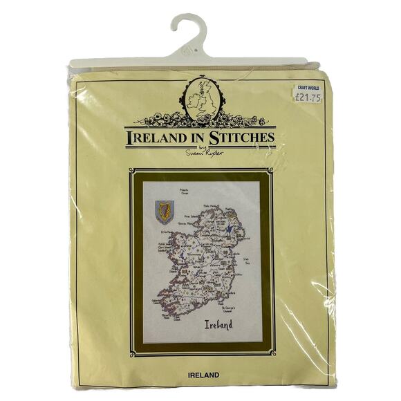 Heritage Stitchcraft Ireland in Stiches Cross Stitch Kit by Susan Ryder NEW - Picture 1 of 5